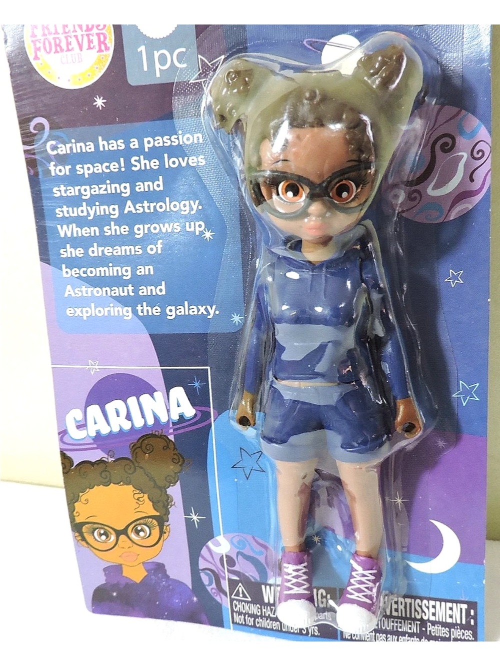 Carina Purple Astronaut-Themed Doll - Kids Toys Dolls & Accessories